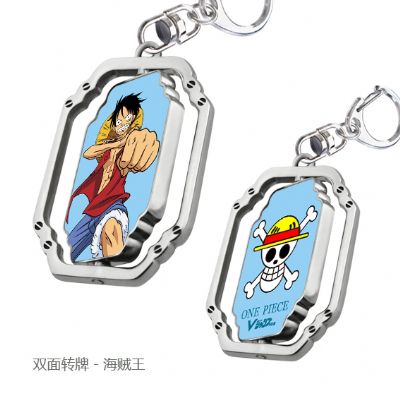 one piece anime keychain