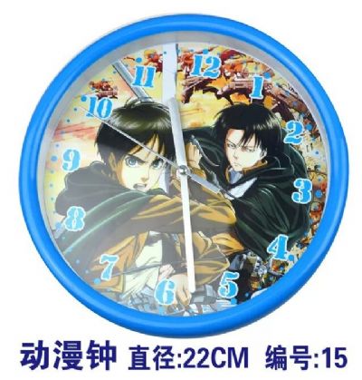 attack on titan anime clock