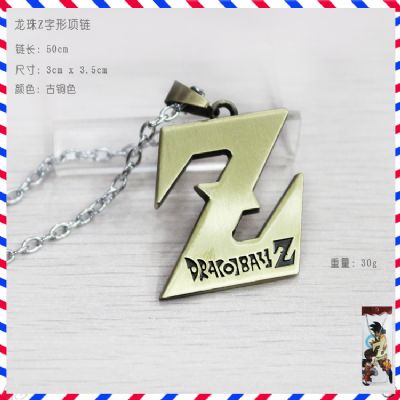 dragon ball anime necklace