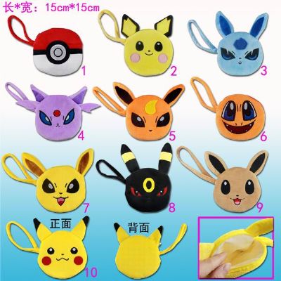 pokemon anime plush wallet