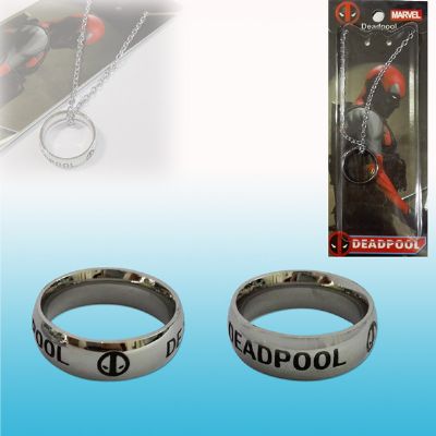 dead pool ring necklace