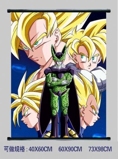 dragon ball anime wallscroll