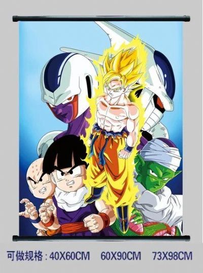 dragon ball anime wallscroll