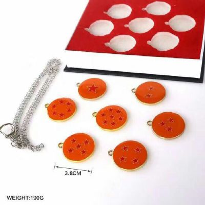 dragon ball anime necklace set