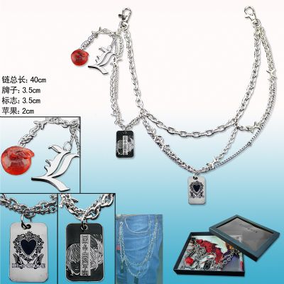 death note anime necklace