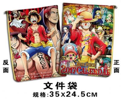 one piece anime filebag