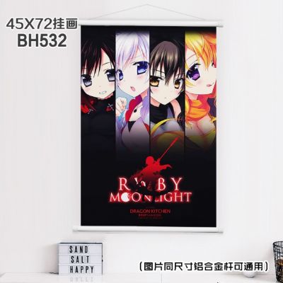 rwby anime wallscroll