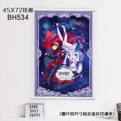 rwby anime wallscroll