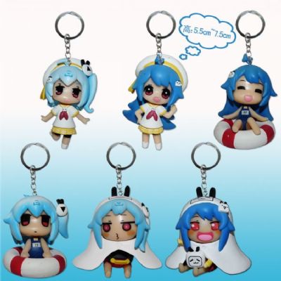 miku.hatsune anime keychain