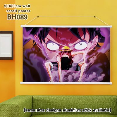 one piece anime wallscroll