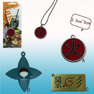 Naruto anime necklace