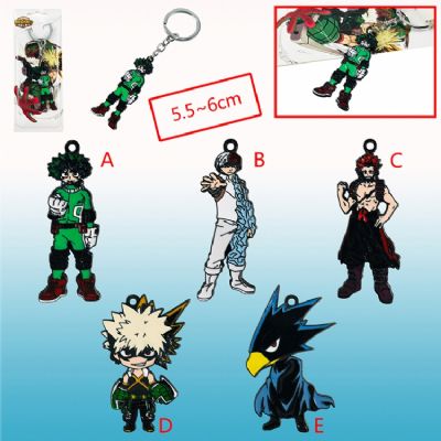 My Hero Academia anime keychain