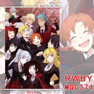 RWBY anime wallscroll