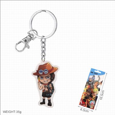 One Piece Acrylic Keychain pendant