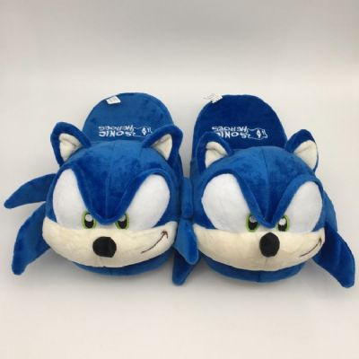 Sonic Plush warm half-slip slippers