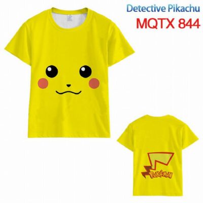 Detective Pikachu Full color printed short sleeve 