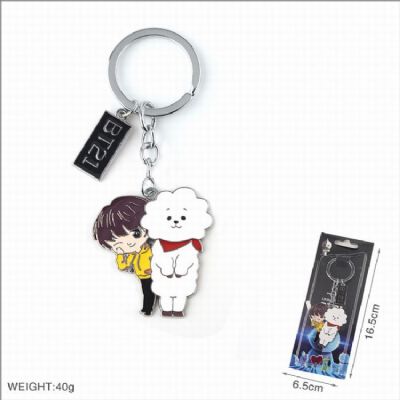 BTS BT21 Rider Key Chain pendant