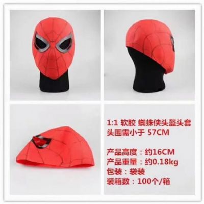 The Avengers Spiderman Soft glue Helmet hood mask 