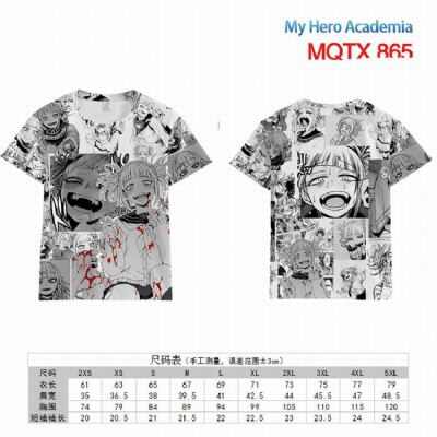 My Hero Academia Full color printed short sleeve t