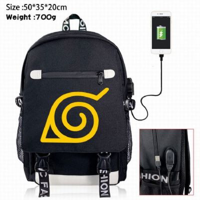 Naruto Canvas Data line Backpack Bag