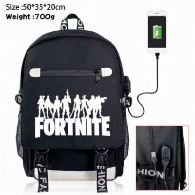 Fortnite Canvas Data line Backpack Bag