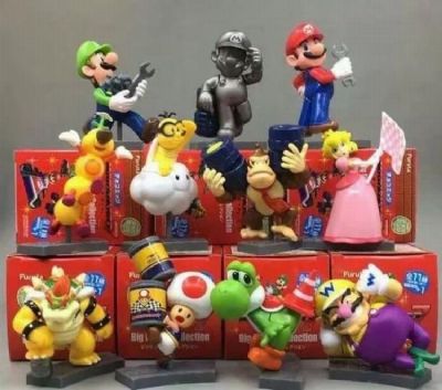 Super Mario a set of 11 Boxed Figure Decoration