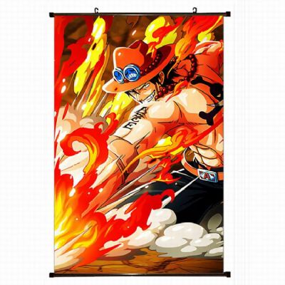 One Piece Plastic pole cloth painting Wall Scroll 