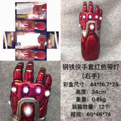 The avengers allianc Iron Man glove Lighted Right