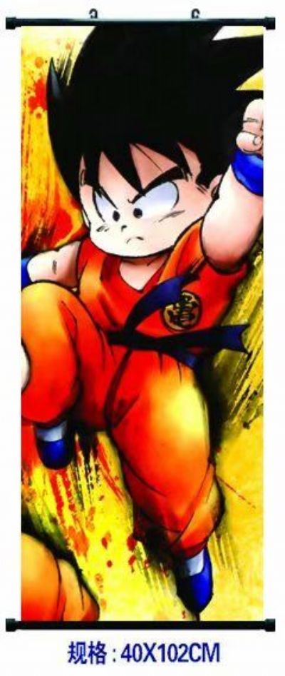 dragon ball anime wallscroll