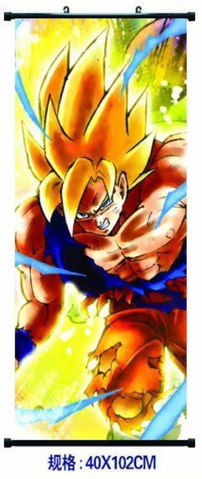 dragon ball anime wallscroll