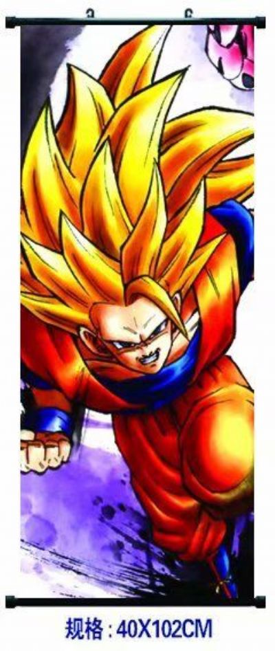 dragon ball anime wallscroll