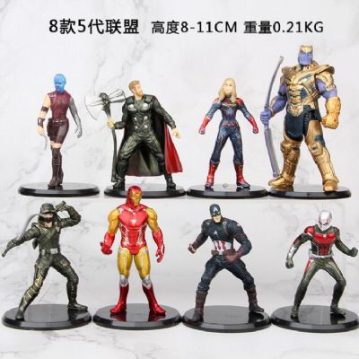 The Avengers a set of 8 Bagged Figure Decoration m