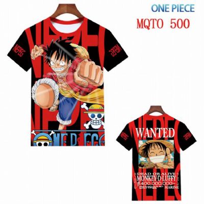 One Piece Full color printed short sleeve t-shirt