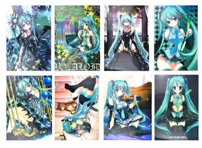 Hatsune Miku anime posters(8pcs a set)