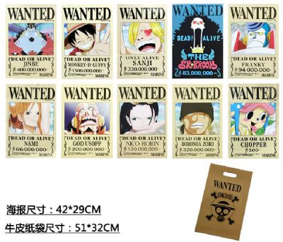 One Piece anime posters set(10pcs a set)