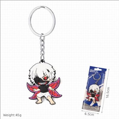 Tokyo Ghoul Double-sided soft rubber Keychain pend