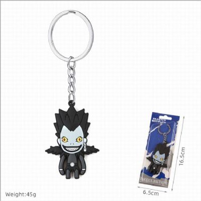 Death note Double-sided soft rubber Keychain penda