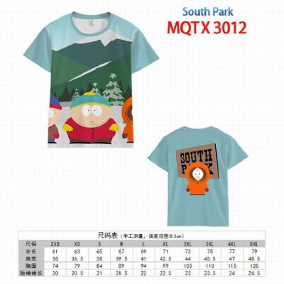 South Park Full color printed short sleeve t-shirt