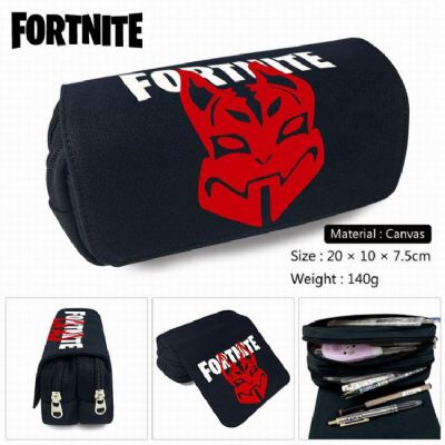 Fortnite Canvas Multifunction Double layer Zipper 