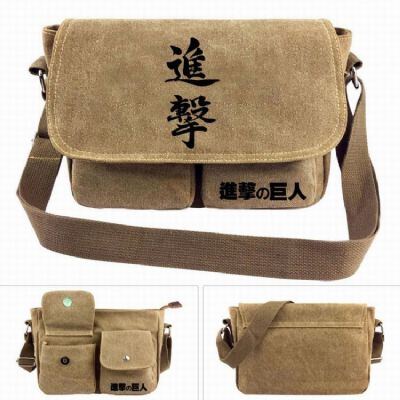 Shingeki no Kyojin Canvas Shoulder Satchel Bag Han