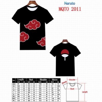 Naruto Full color printed short sleeve t-shirt 