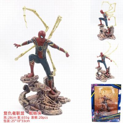 The Avengers Spiderman Boxed Figure Decoration 28C