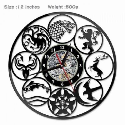 Game of Thrones Creative painting wall clocks and 