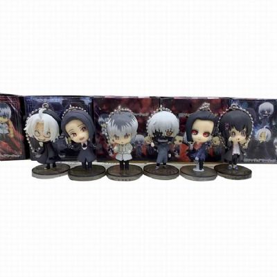 tokyo ghoul a set of 6 Boxed Figure Decoration Bea