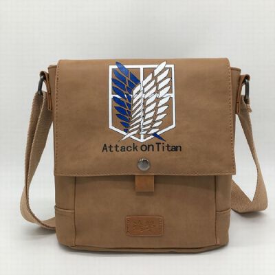 Shingeki no Kyojin Anime PU leather Shoulder bag s