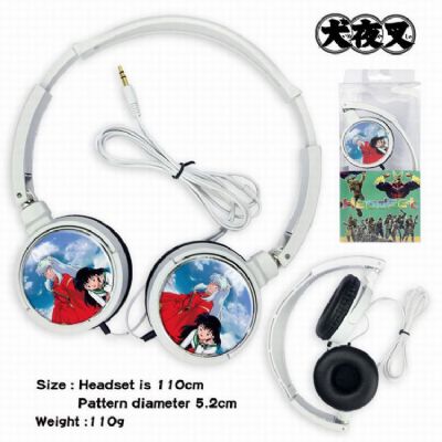 Inuyasha Headset Head-mounted Earphone Headphone 1