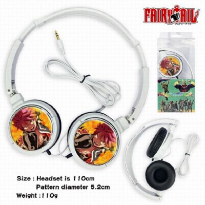 Fairy tail Headset Head-mounted Earphone Headphone