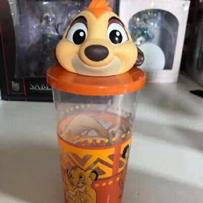 The Lion King Timon PP Q Meng Cup Cover Cup Boxed 
