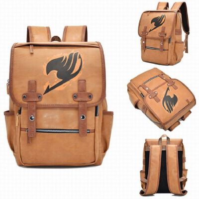Fairy tail PU Waterproof material backpack 29X12X3