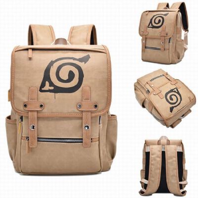 Naruto PU Waterproof material backpack 29X12X38CM 